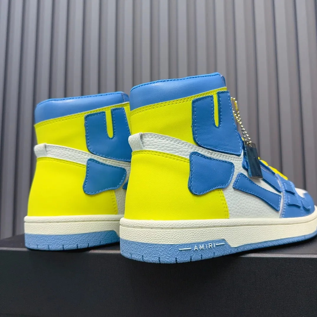 Men's shoes💰620💰 AMIRI AMIRI trendy brand hot sale🔥 Available all year round✅Couples💑 Official website synchronization Imported fabrics 1⃣️ratio 1⃣️Re-engraved, original factory special original sole, 35-45 (38.45. Non-refundable)